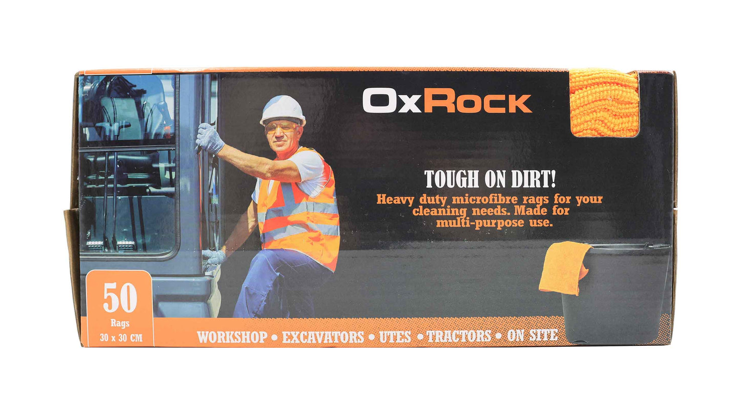 OxRock - HEAVY DUTY MICROFIBRE RAGS
