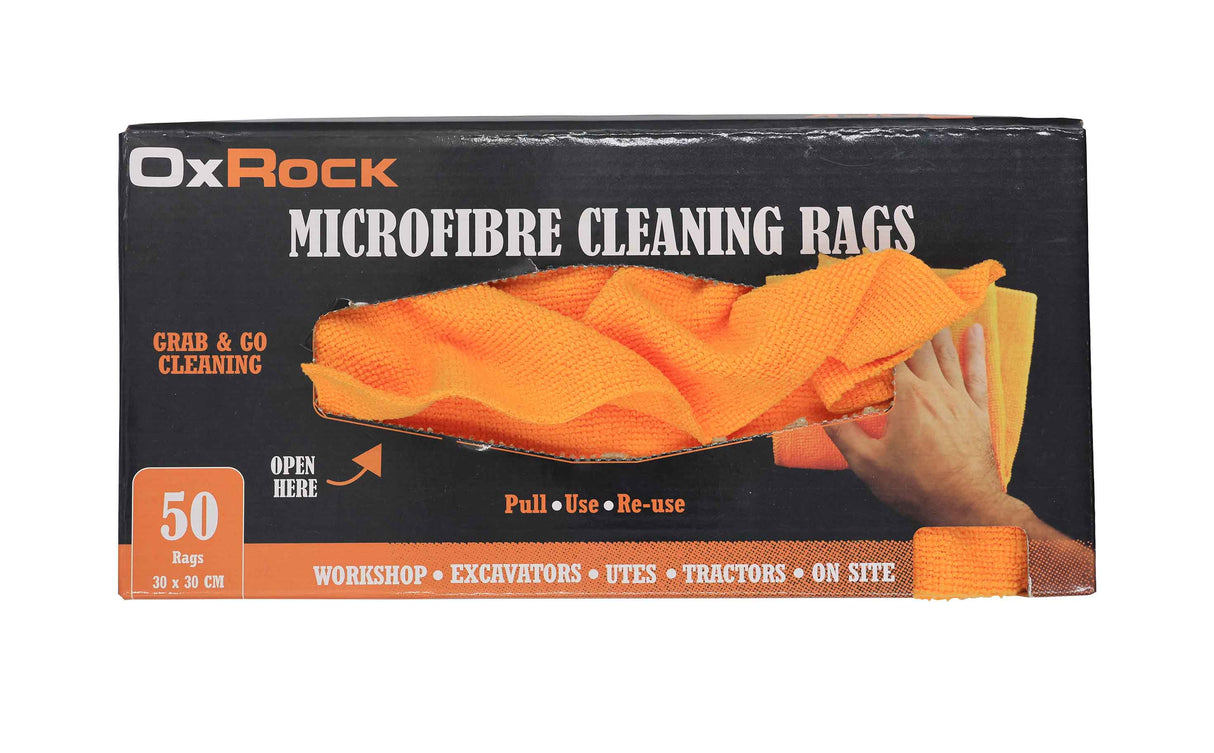 OxRock - HEAVY DUTY MICROFIBRE RAGS