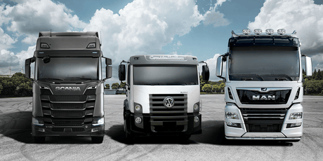 Scania, VWCO, MAN, and Traton trucks showcasing compatibility with KAJO LC 002 Grease