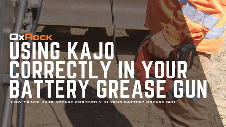 Using KAJO grease correctly in your battery grease gun