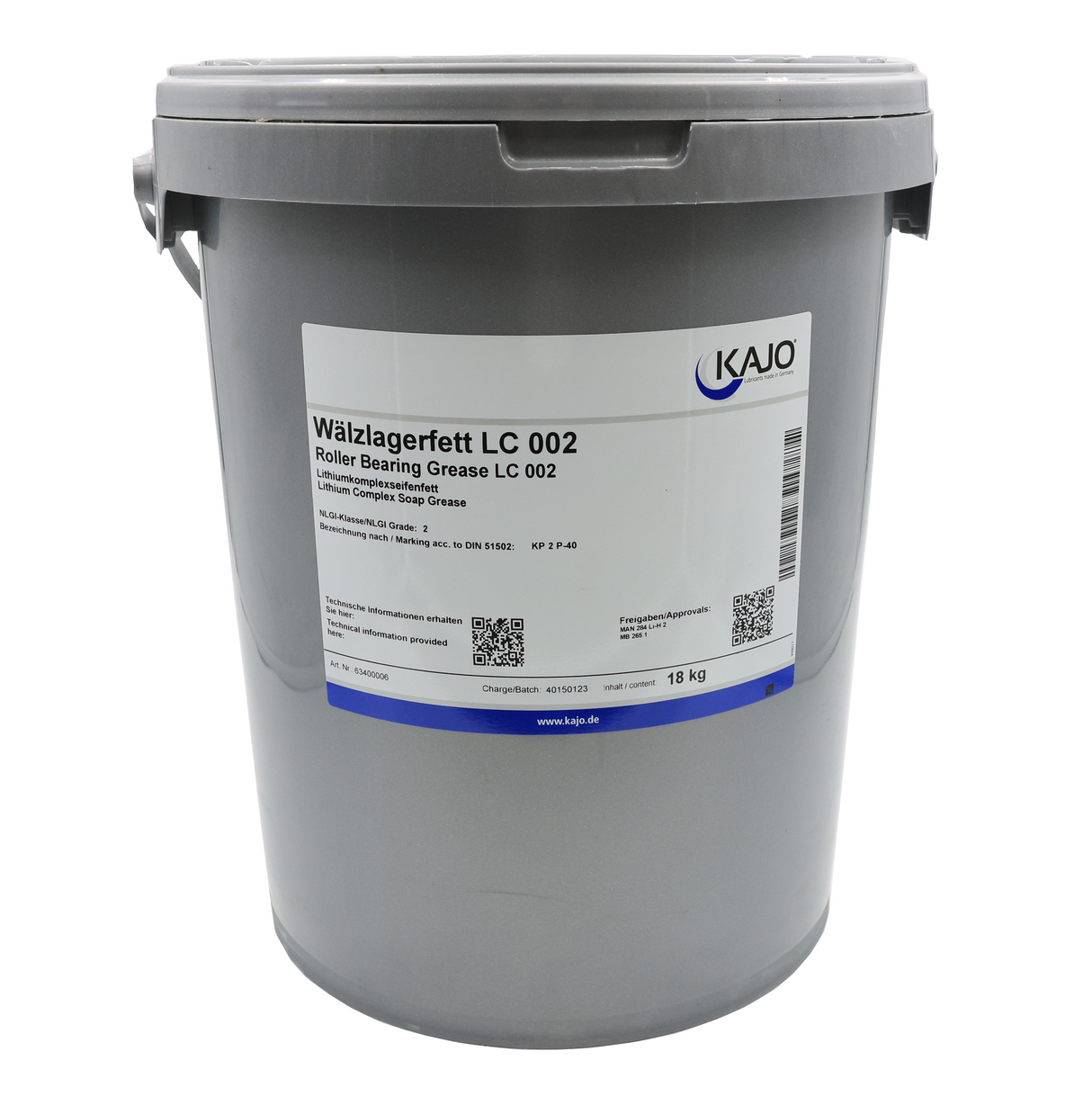 KAJO LC 002 MULTIPURPOSE & BEARING GREASE (HIGH TEMP) 18KG BUCKET