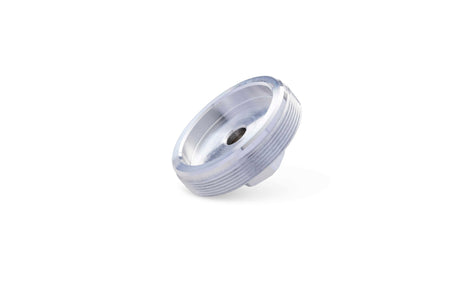 Side view of OxRock screw adapter with threaded metal design.